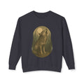 Howling Wolf Crewneck Sweatshirt | Moonlit Forest Wildlife Graphic