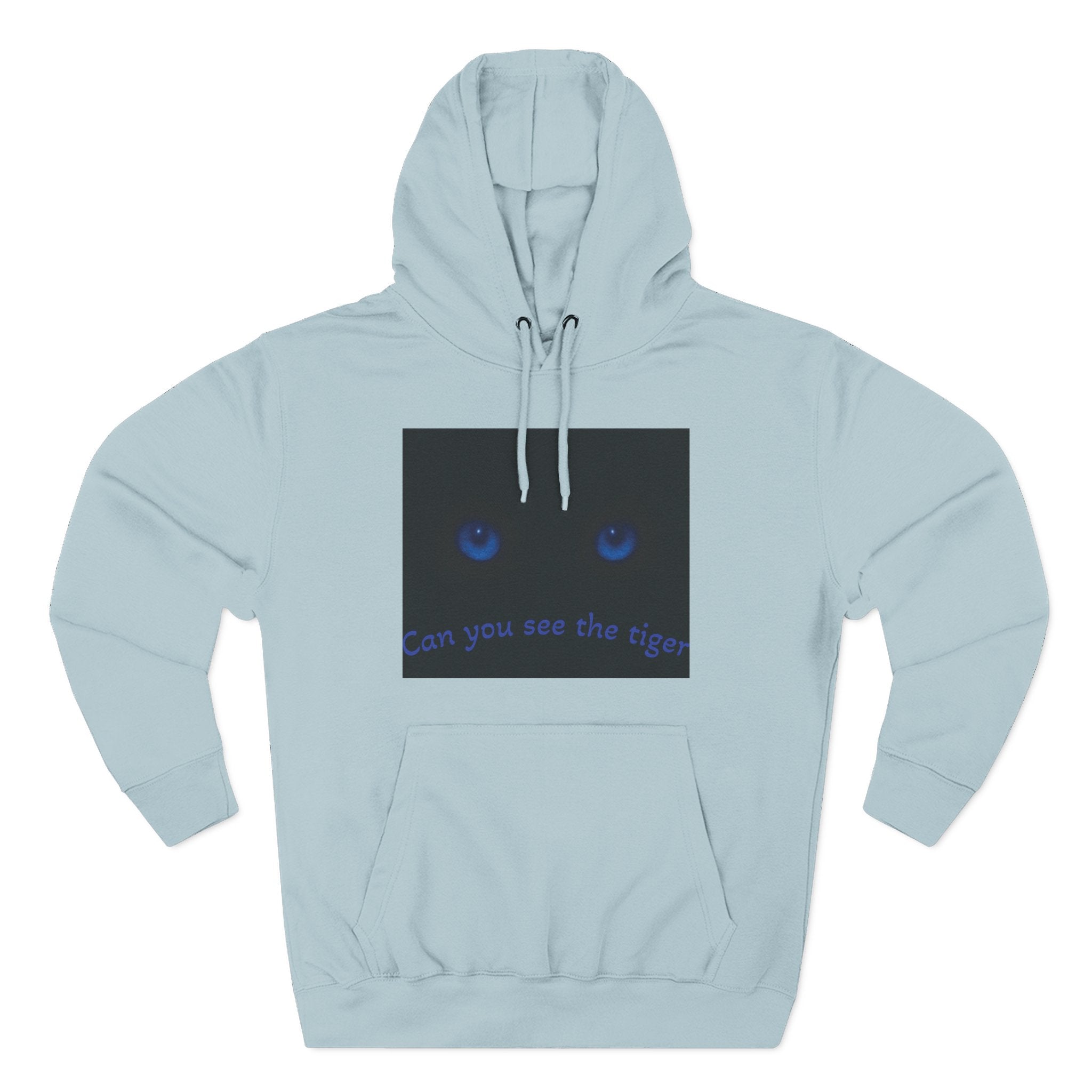 Blue-Eyed Tiger hoodie |Fleece Hoodie, Night Wildlife