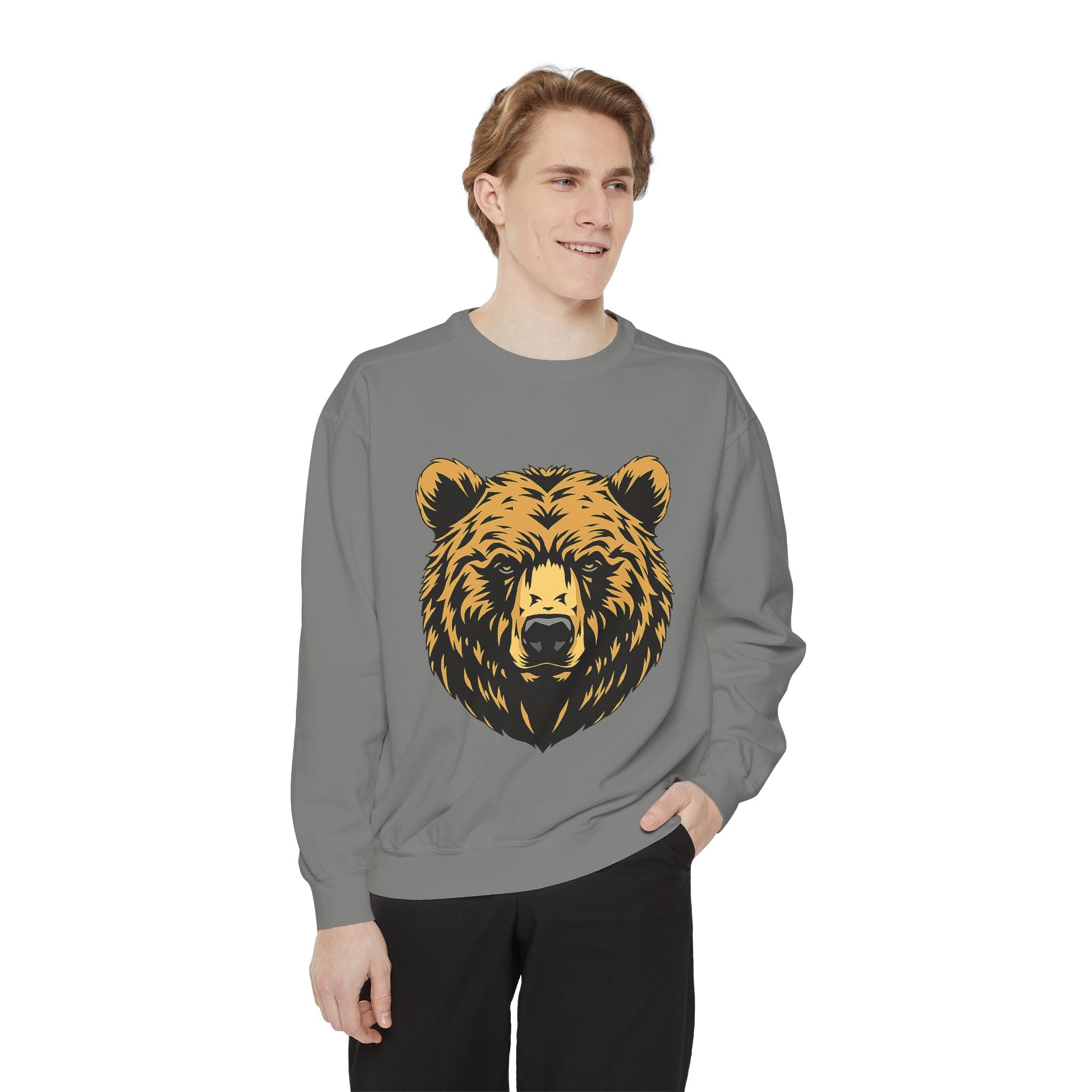 Bear Head Graphic Sweatshirt — Vintage Outdoors Crewneck