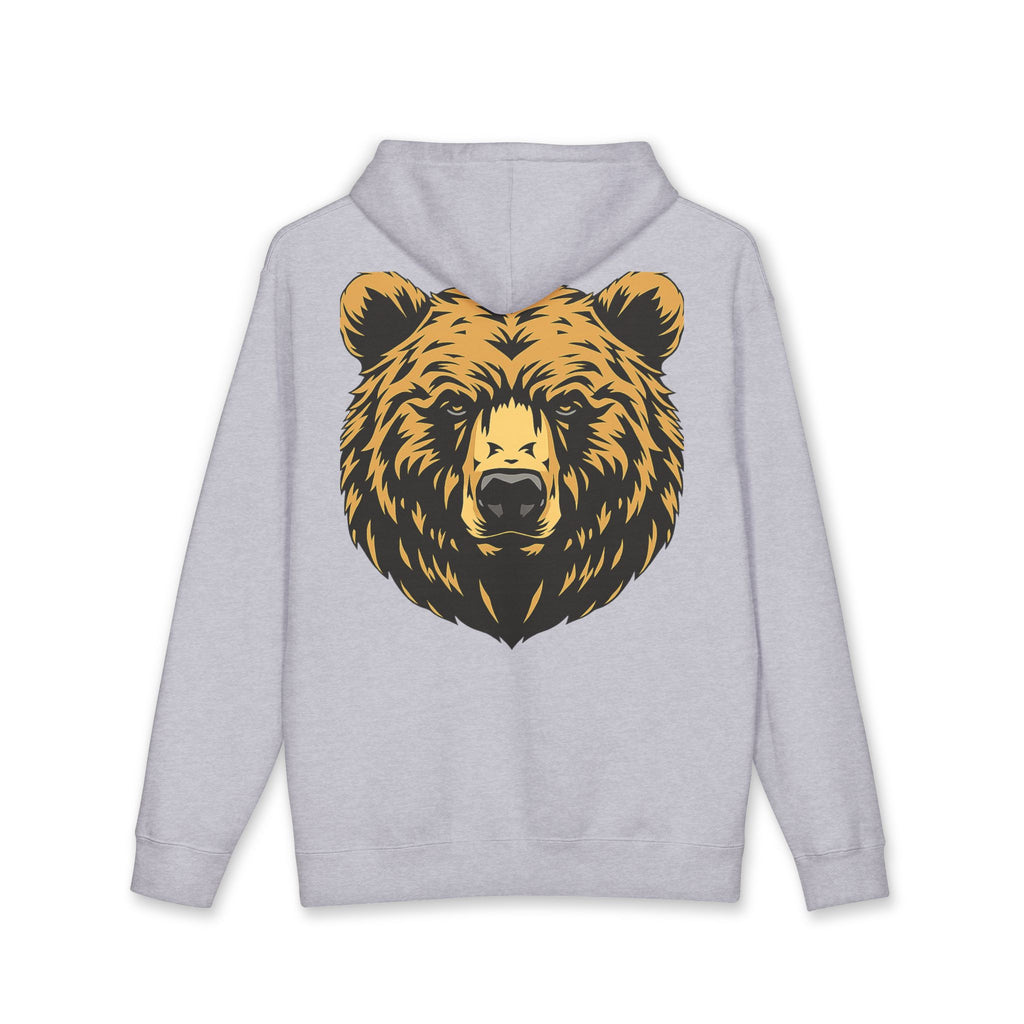 Bear Guardian Hoodie — Minimal Bear Emblem Pullover