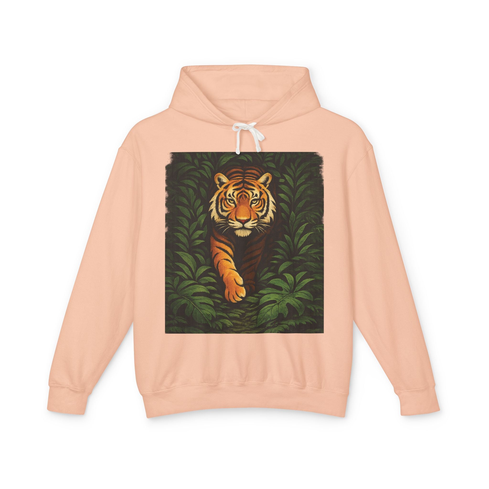 Tiger in the Jungle Hoodie Ver.2 — Bold Tiger Graphic Hoodie