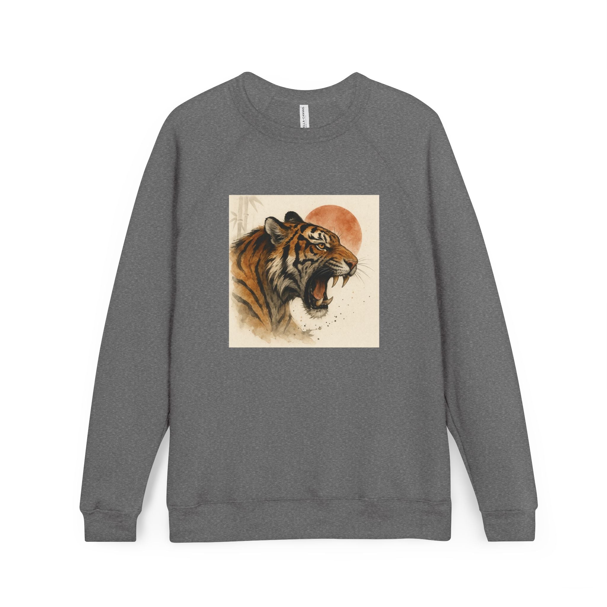 Roaring Tiger Sweatshirt — Vintage Tiger Art Crewneck