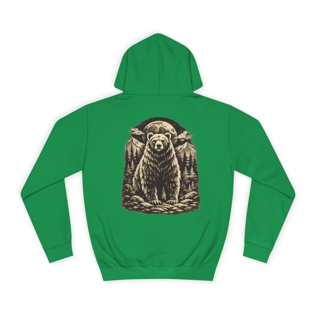 Bear Graphic Hoodie — Vintage Wilderness Bear Pullover