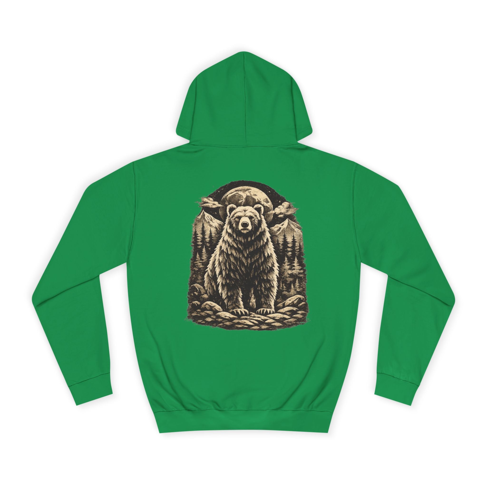 Bear Graphic Hoodie — Vintage Wilderness Bear Pullover