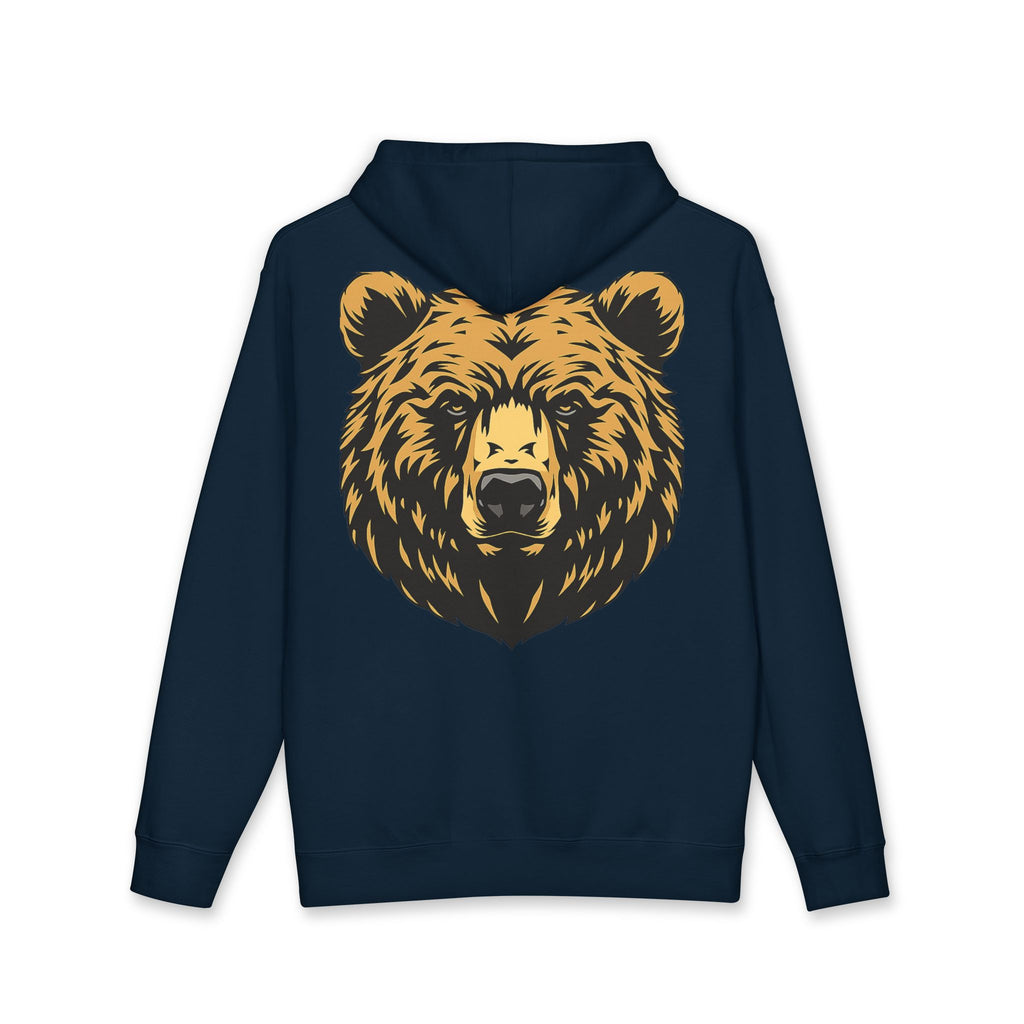 Bear Guardian Hoodie — Minimal Bear Emblem Pullover