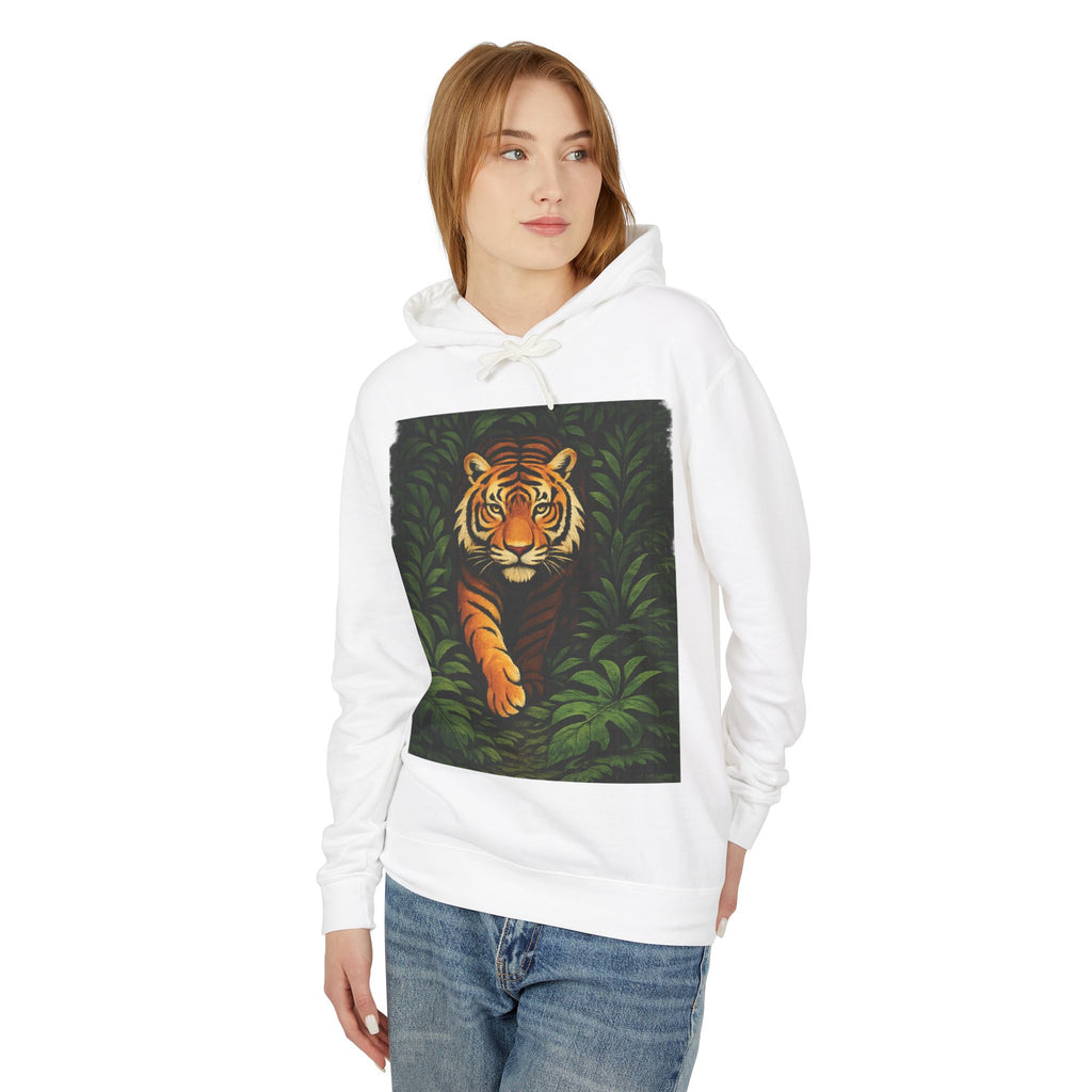 Tiger in the Jungle Hoodie Ver.2 — Bold Tiger Graphic Hoodie