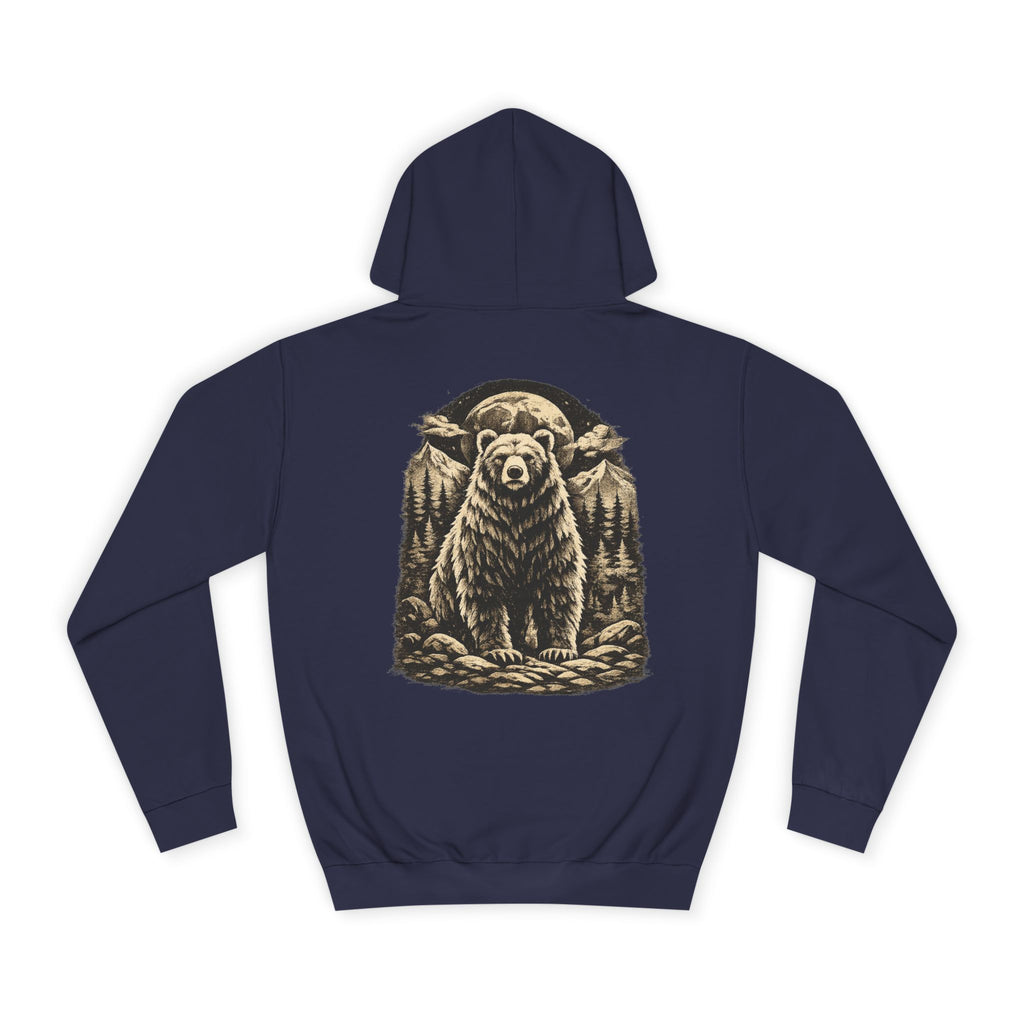 Bear Graphic Hoodie — Vintage Wilderness Bear Pullover