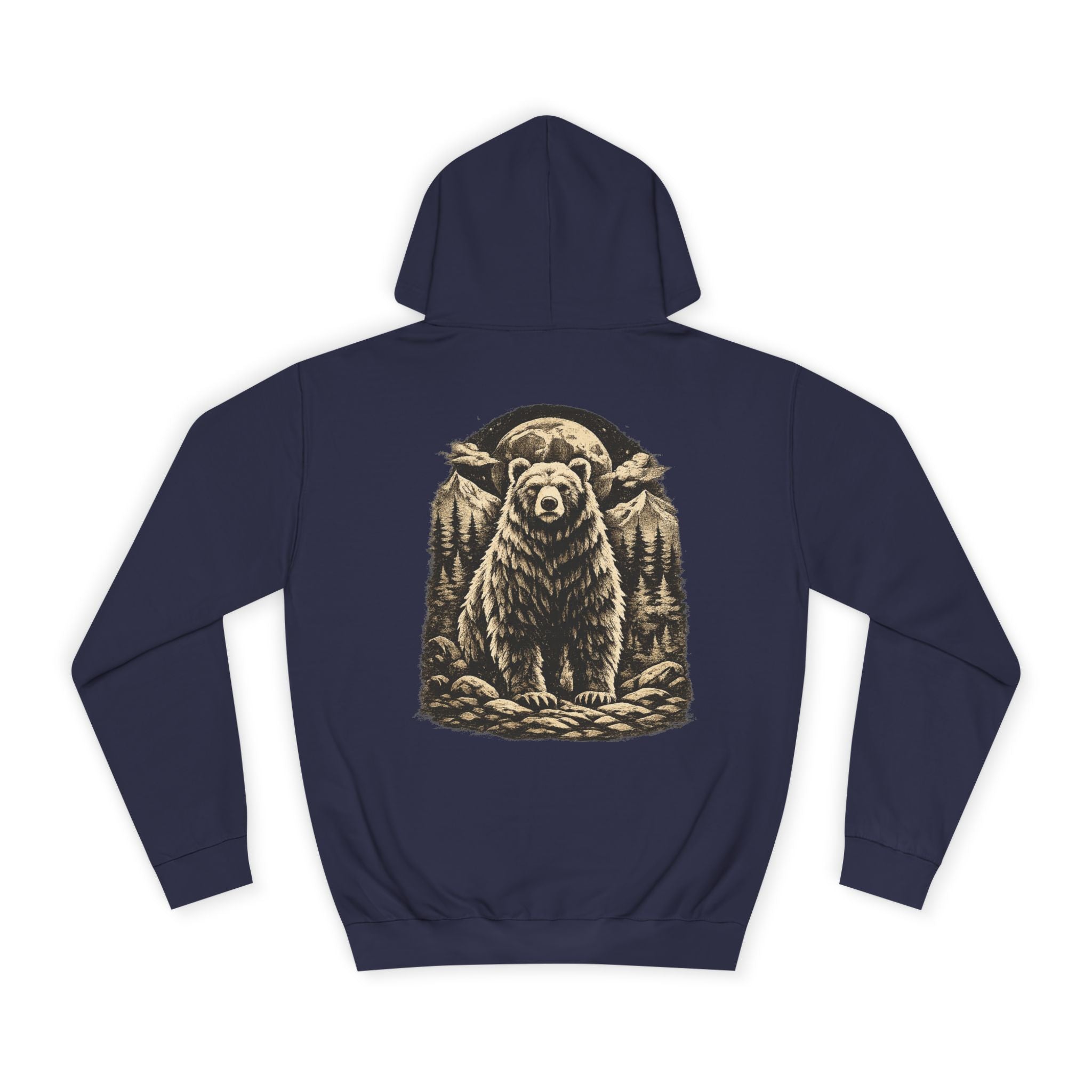 Bear Graphic Hoodie — Vintage Wilderness Bear Pullover