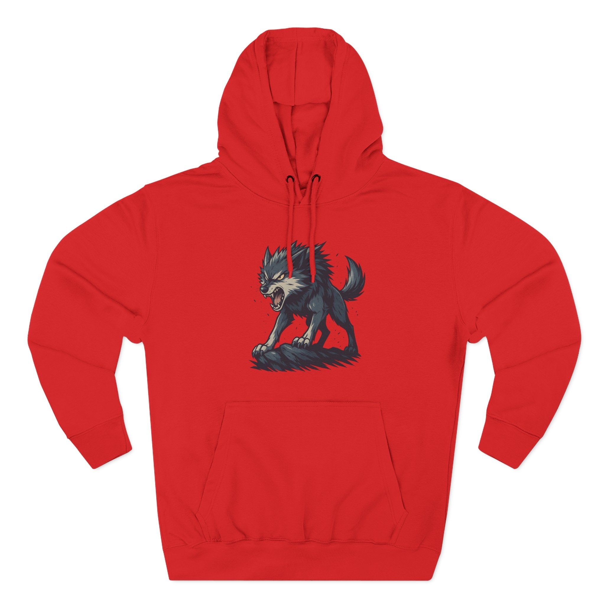 Three-Panel Fleece Hoodie