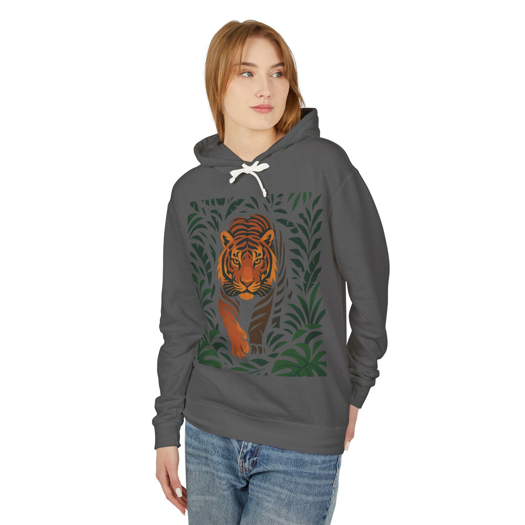 Tiger in the Jungle Hoodie Ver. 1 — Bold Tiger Graphic Hoodie
