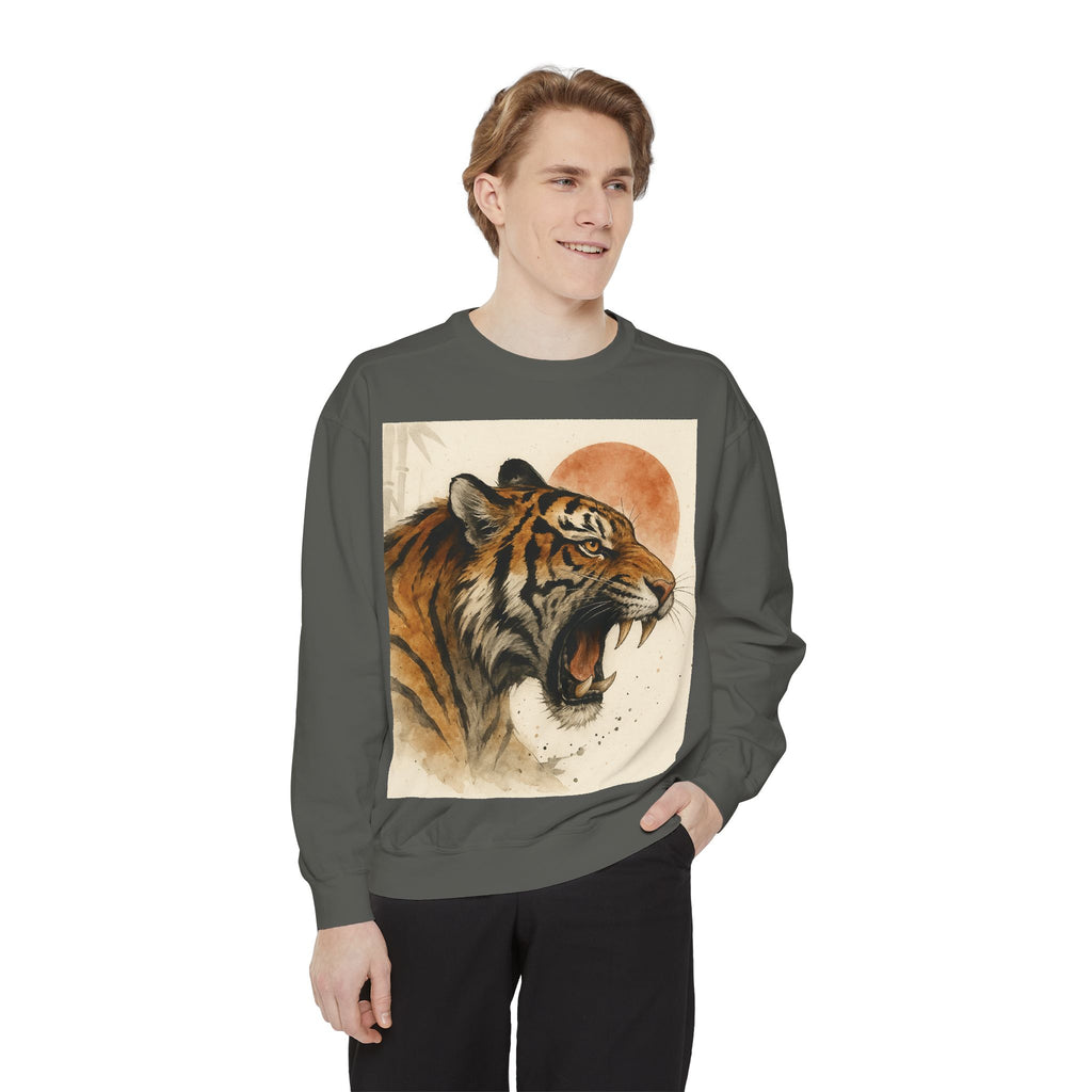 Roaring Tiger Sweatshirt — Vintage Sun Graphic Crewneck