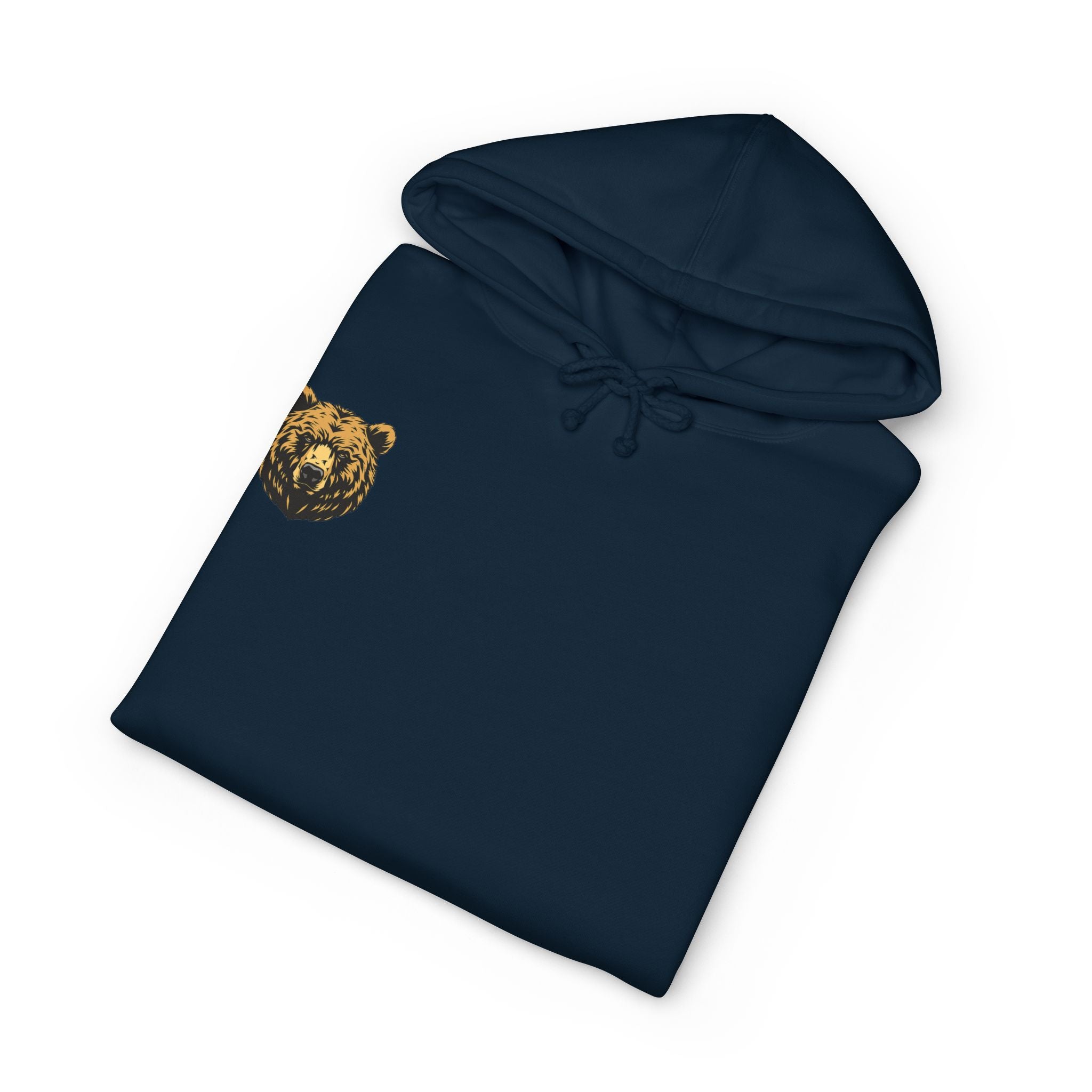 Bear Guardian Hoodie — Minimal Bear Emblem Pullover