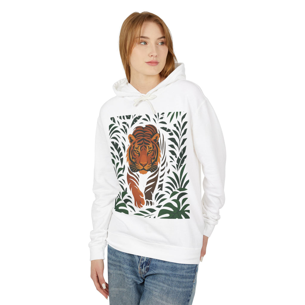 Tiger in the Jungle Hoodie Ver. 1 — Bold Tiger Graphic Hoodie