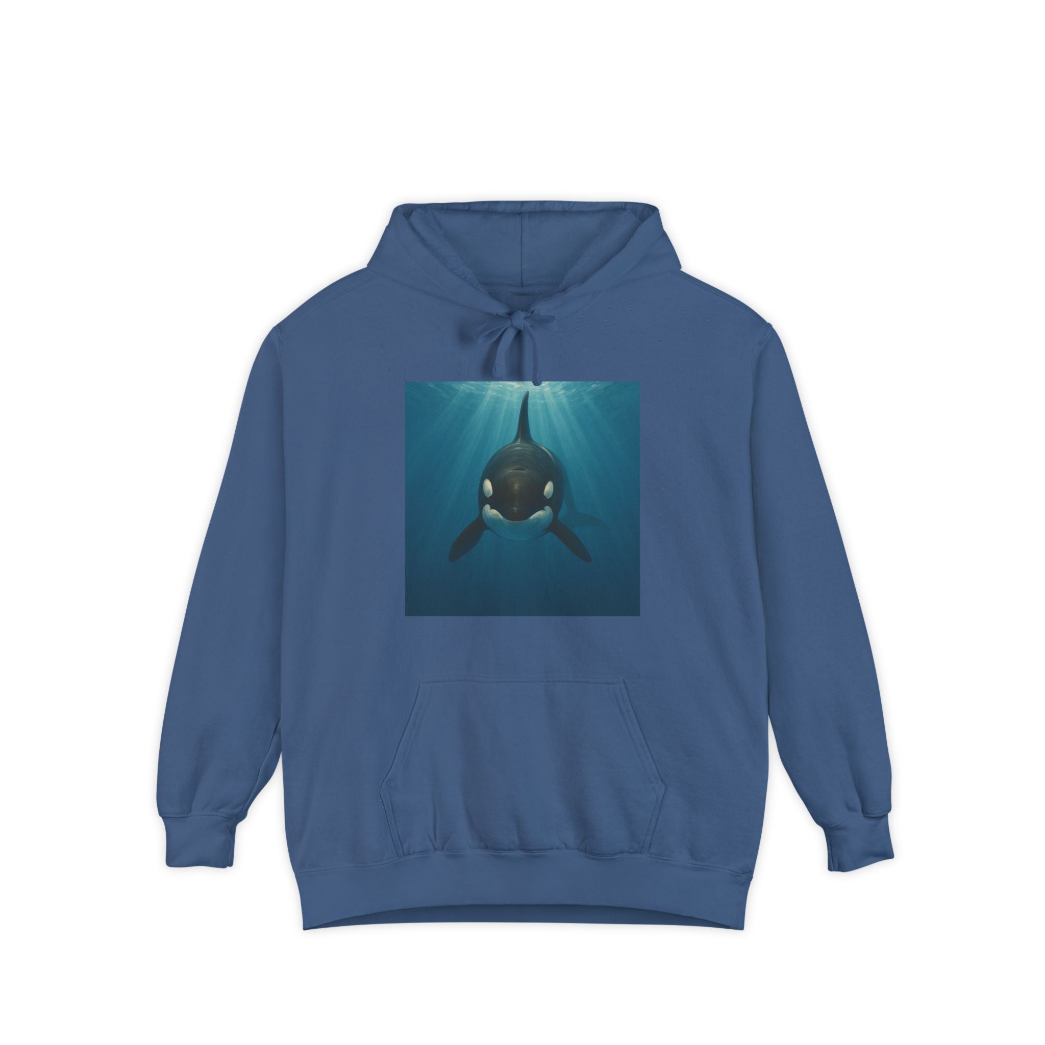 Orca Whale Pullover Hoodie