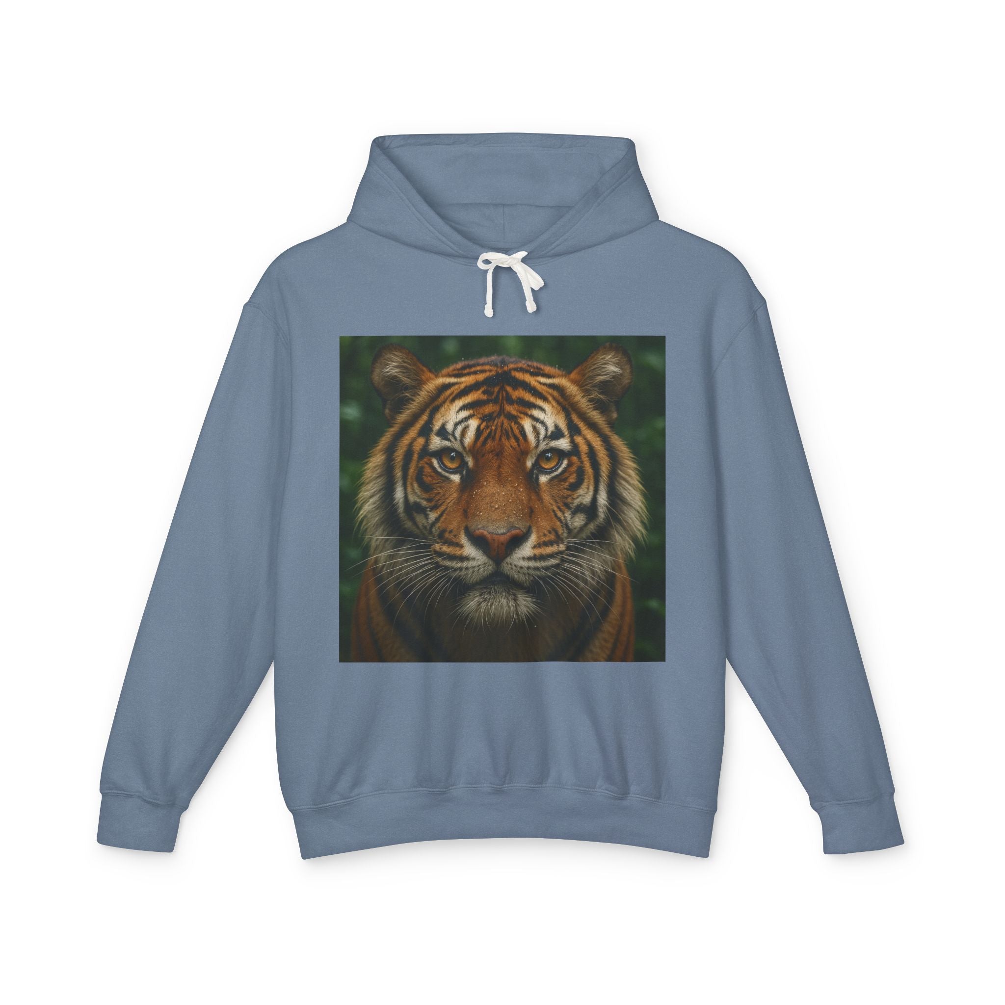 Tiger Portrait Hoodie — Majestic Tiger Graphic Hooded Sweatshirt