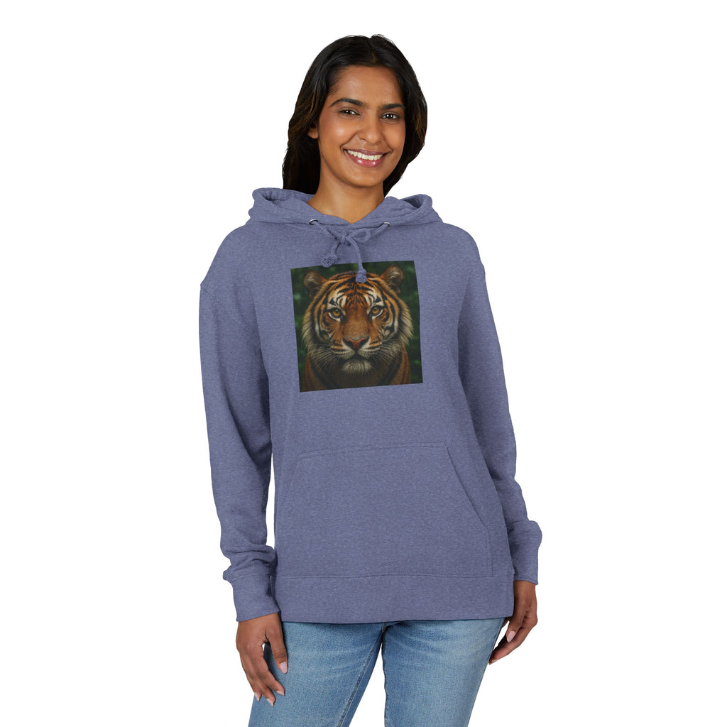Tiger Face Hoodie — Realistic Bengal Tiger Graphic Pullover