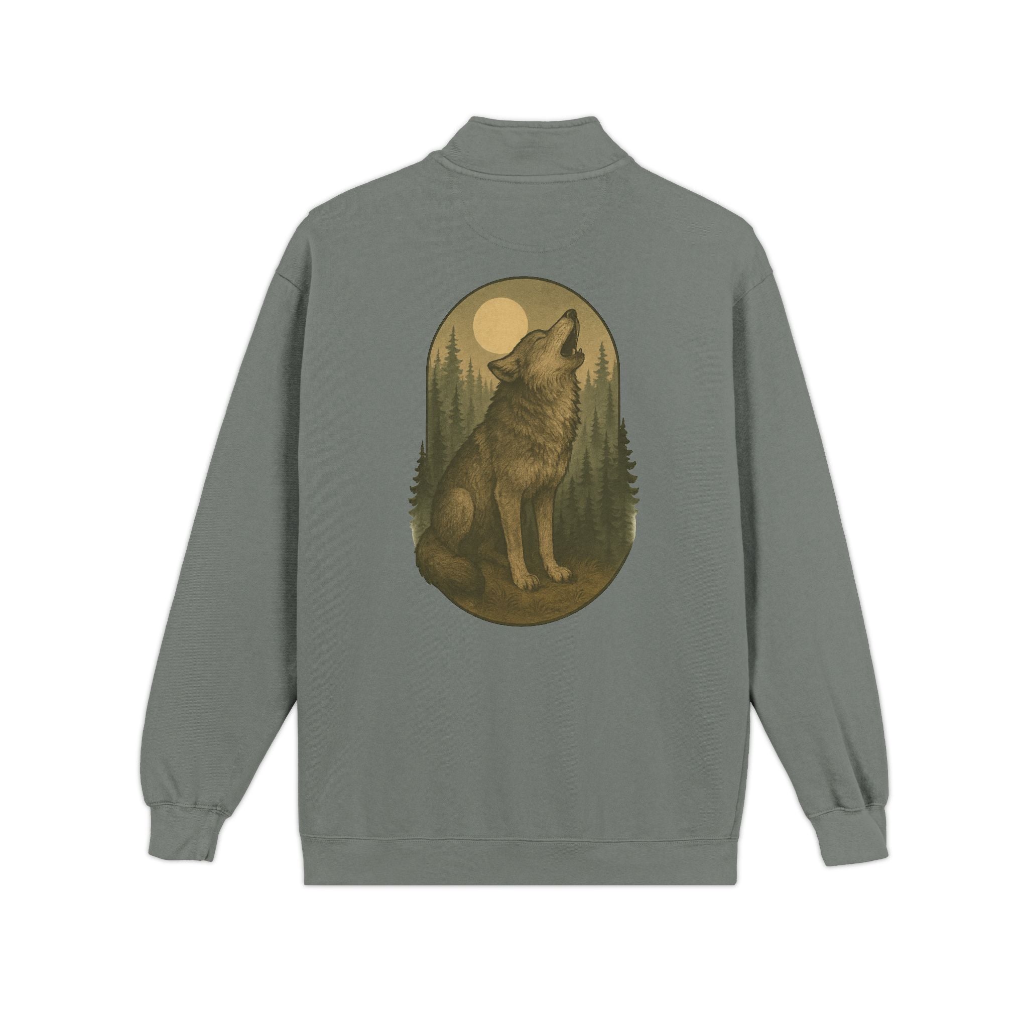 Howling Wolf Zip Sweatshirt