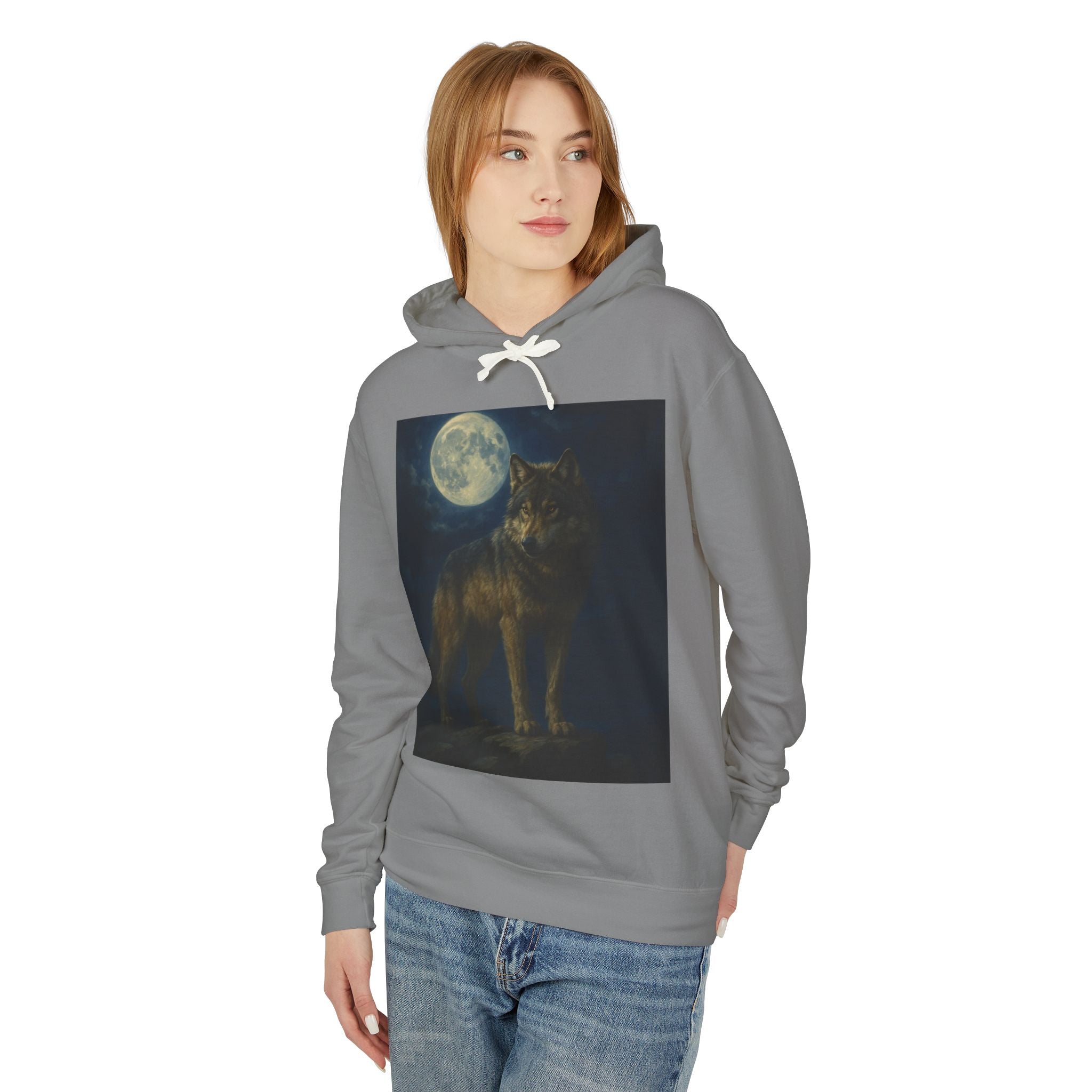 Wolf Moon Hoodie — Night Wolf Graphic Pullover