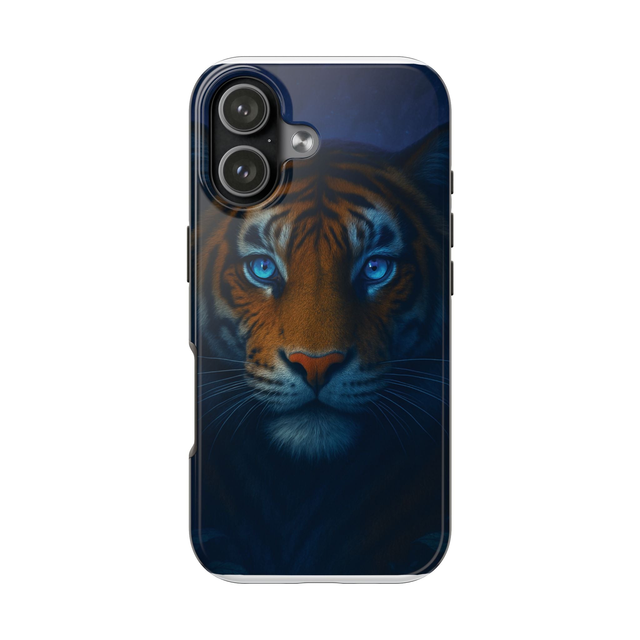 Tiger Eyes Tough Phone Case — Blue-Eyed Tiger Protective Smartphone Cover
