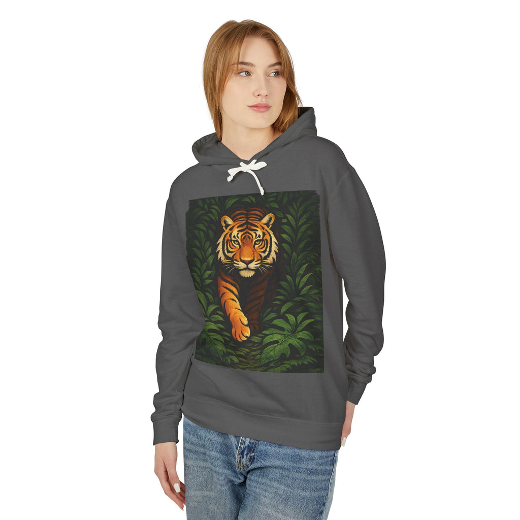 Tiger in the Jungle Hoodie Ver.2 — Bold Tiger Graphic Hoodie