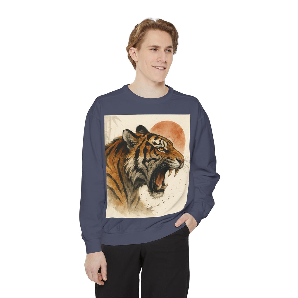 Roaring Tiger Sweatshirt — Vintage Sun Graphic Crewneck