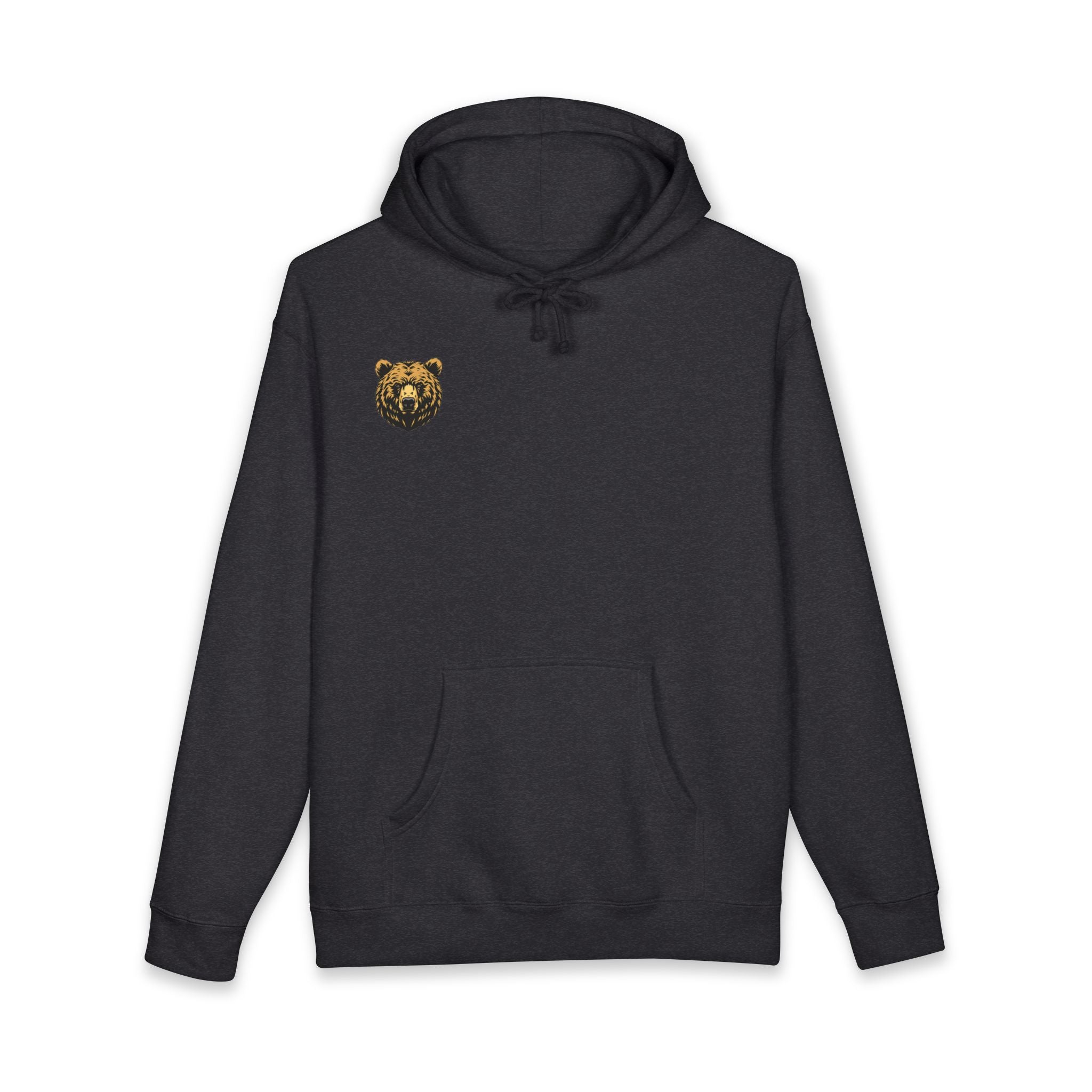 Bear Guardian Hoodie — Minimal Bear Emblem Pullover