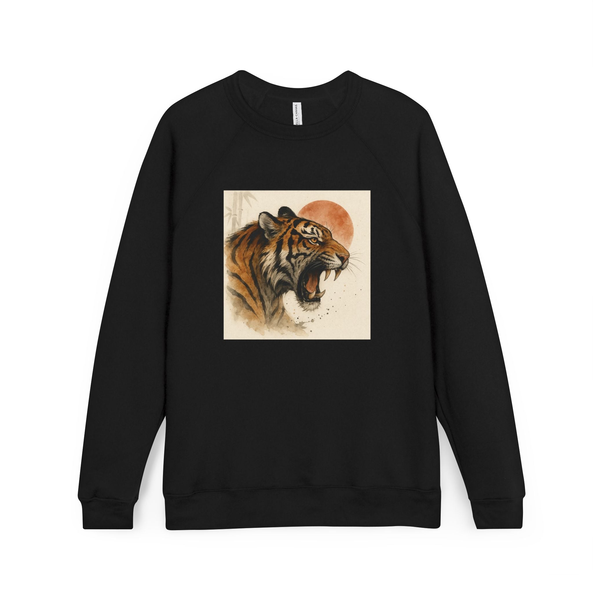 Roaring Tiger Sweatshirt — Vintage Tiger Art Crewneck