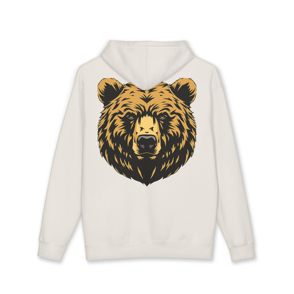 Bear Guardian Hoodie — Minimal Bear Emblem Pullover