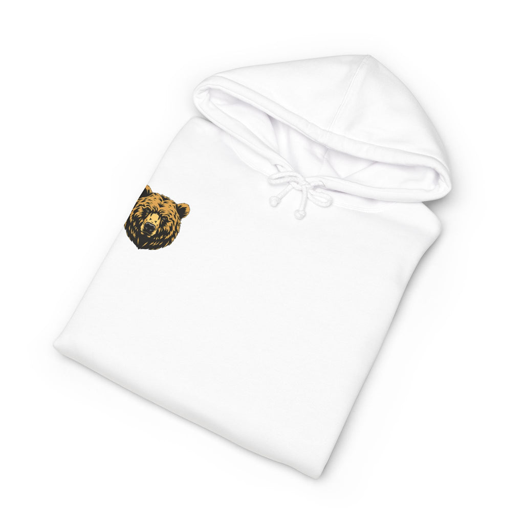 Bear Guardian Hoodie — Minimal Bear Emblem Pullover