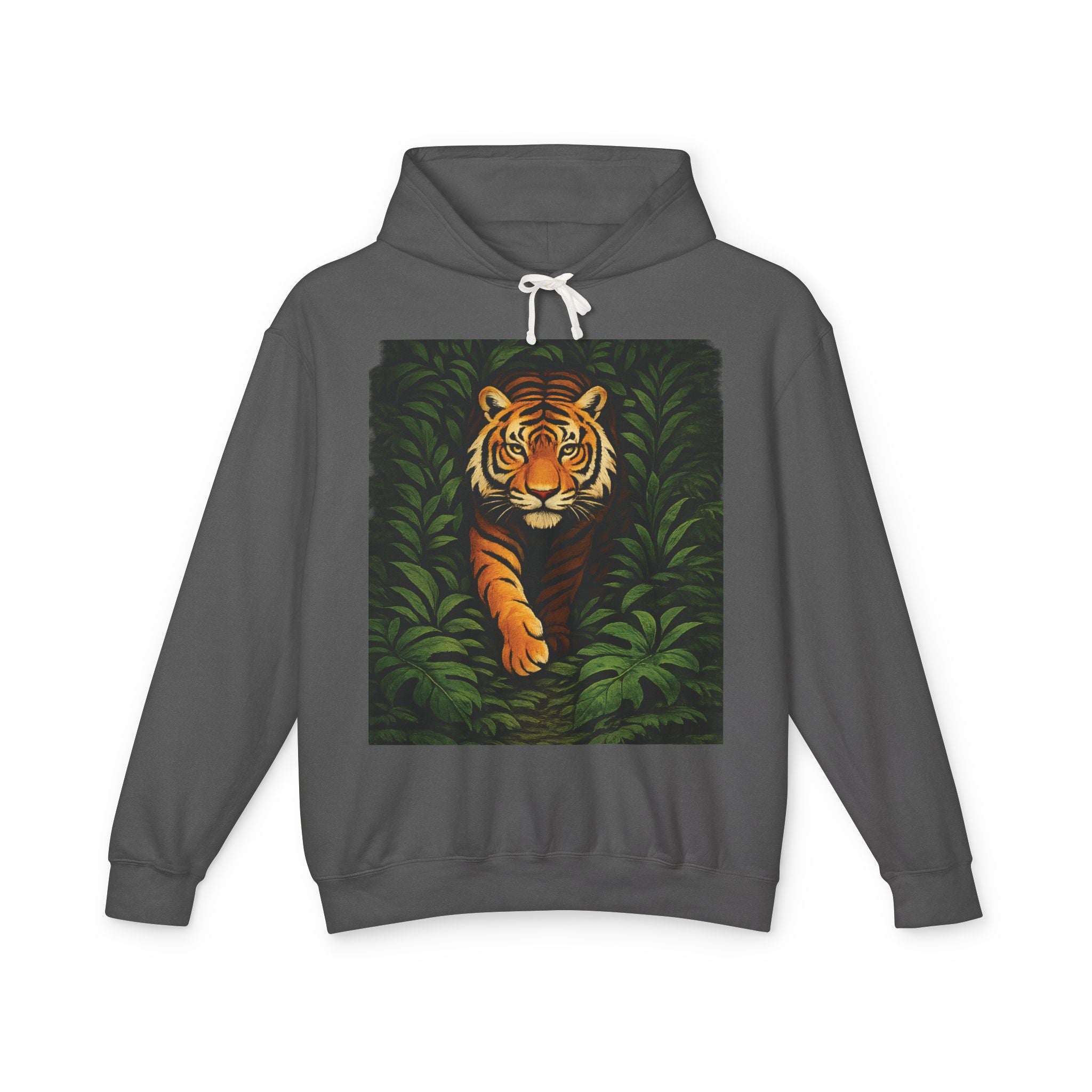 Tiger in the Jungle Hoodie Ver.2 — Bold Tiger Graphic Hoodie