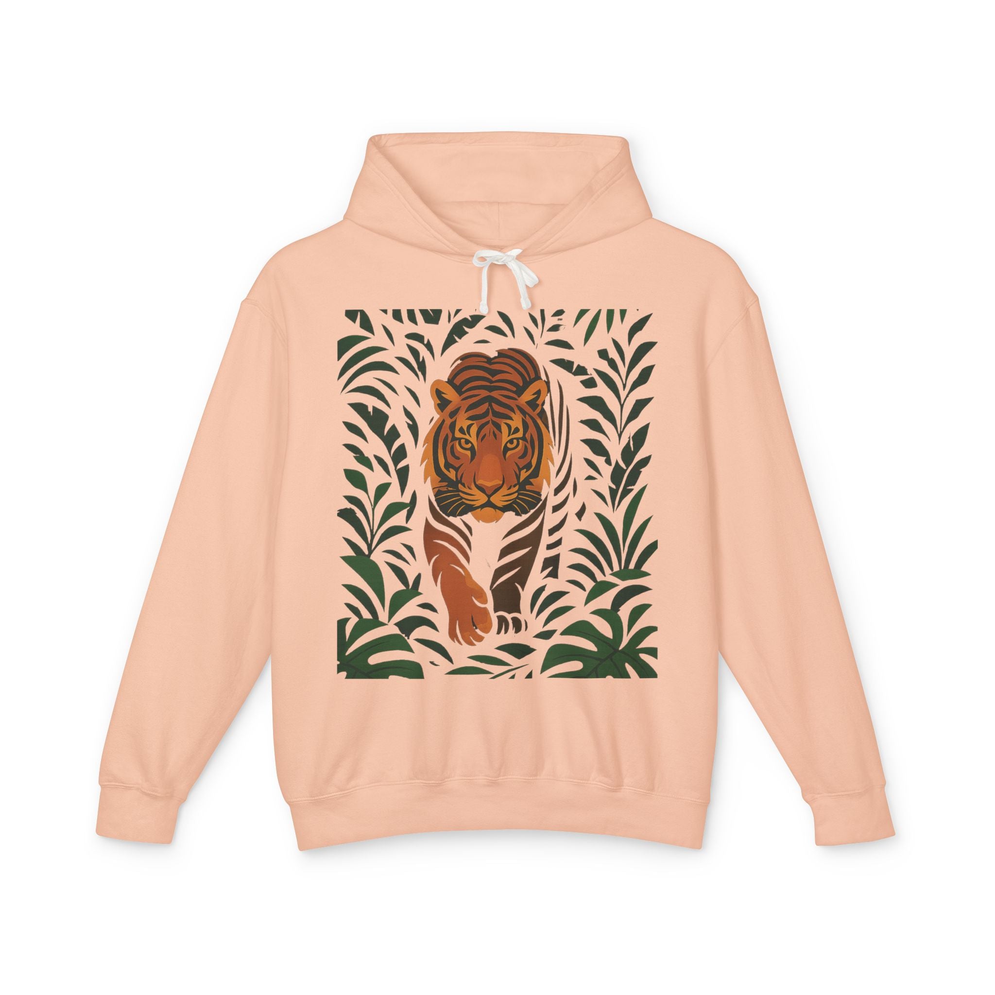 Tiger in the Jungle Hoodie Ver. 1 — Bold Tiger Graphic Hoodie